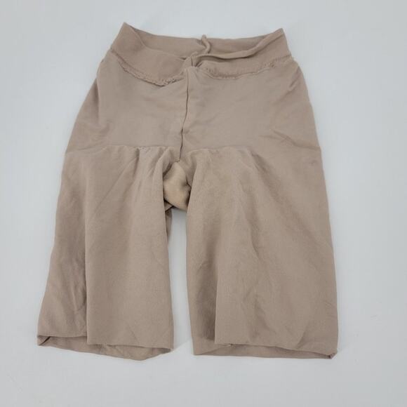 Spanx Power Shapewear Pull On Seamless Stretch Mid Thigh Panties Bare Size A - Picture 2 of 5